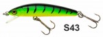 Minnow 50mm 2,5g farba S43